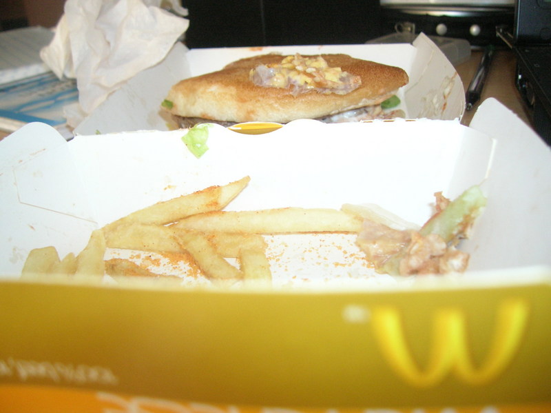 I ate paper today - thanks McDonalds