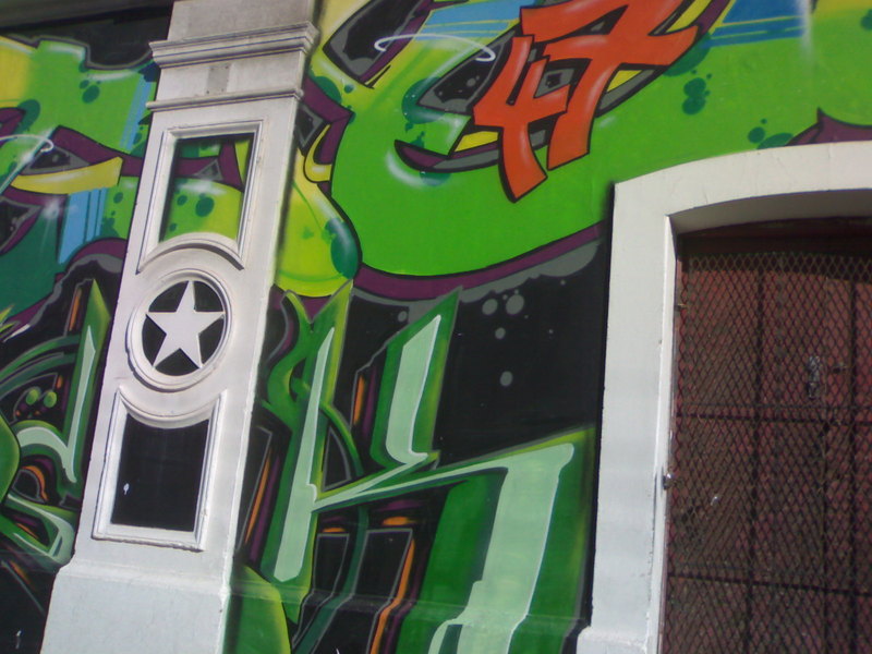 Faith47 wall in Woodstock