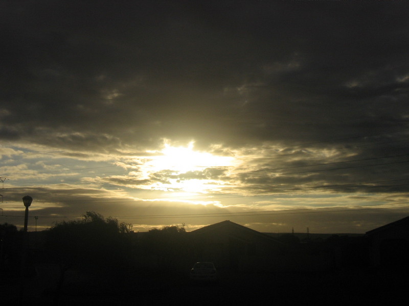 let the day break...