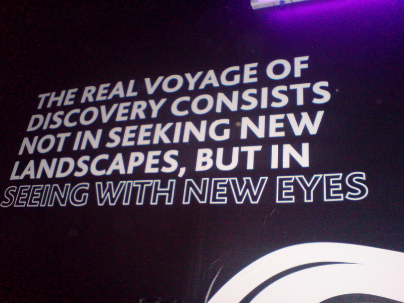 The real voyage of discovery begins...