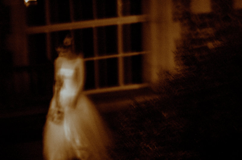 The bride at the end of the day