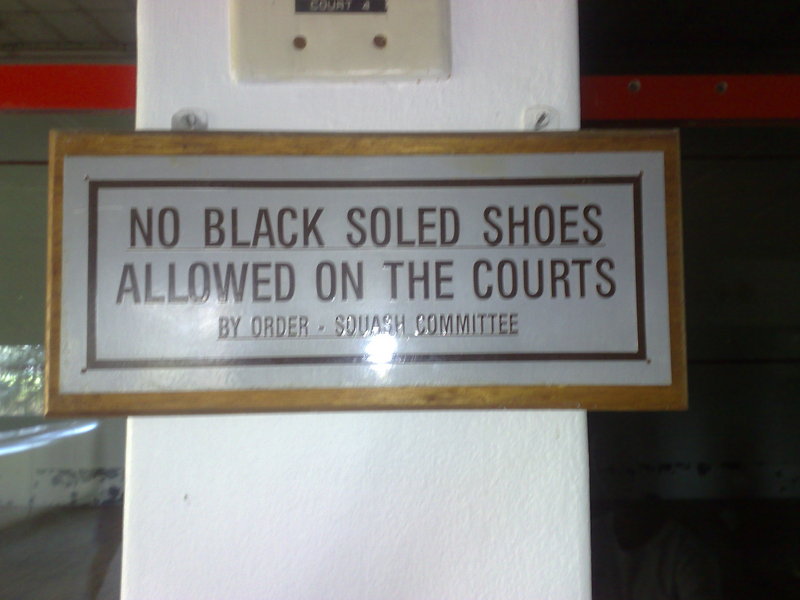 No black souls allowed