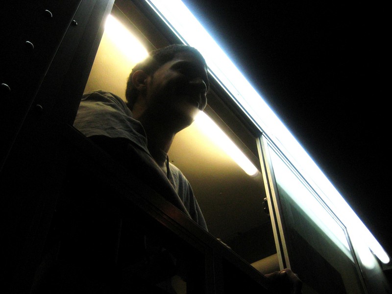 we* made the ice-cream man laugh that night