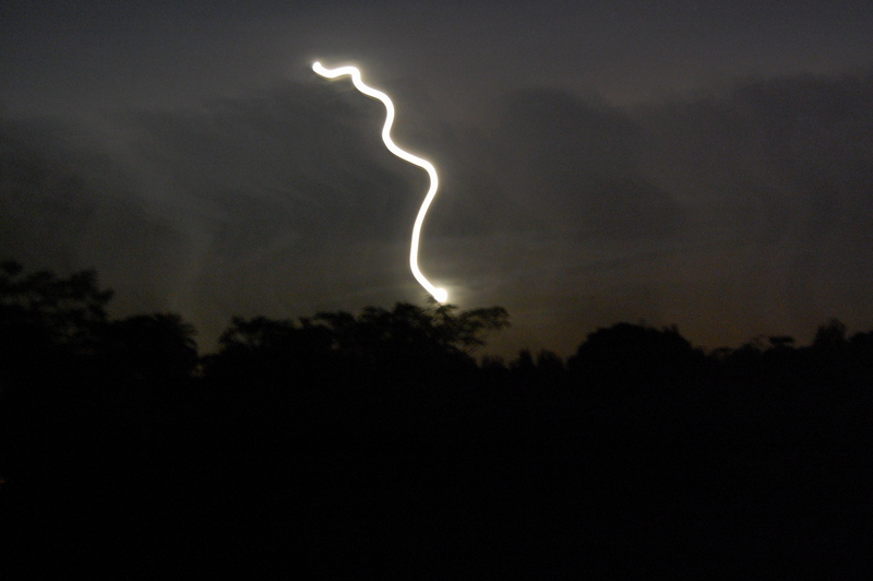 the night walked down the sky with the moon in her hand*