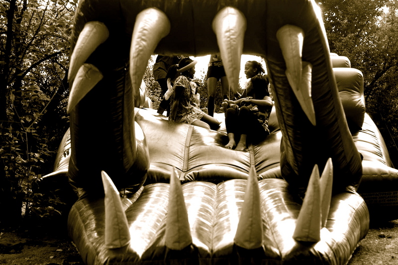 Standing At the Mouth of the (inflatable) Beast