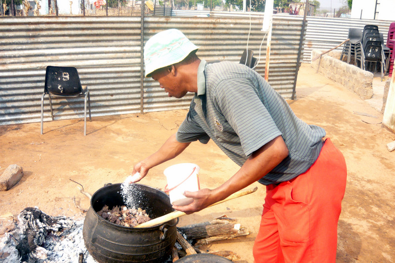 Traditional wedding preparations -- Kwa Mokwape