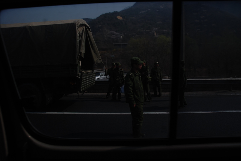 on my way to see a forgotten stretch of the wallof china -