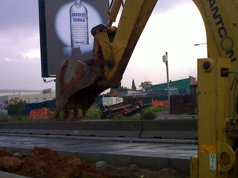 I'm hating the road works