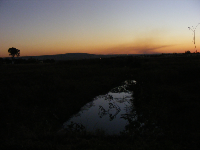 reflection.1- home, sunset.