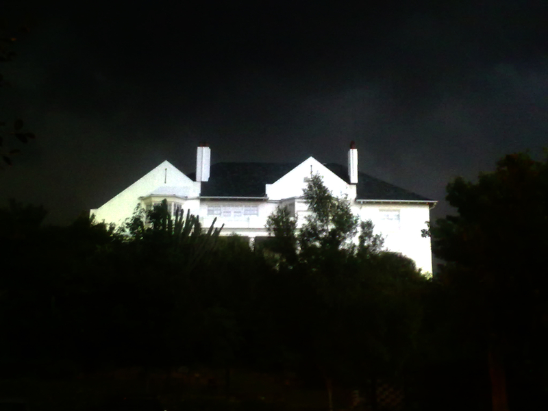 the rain made me stand out