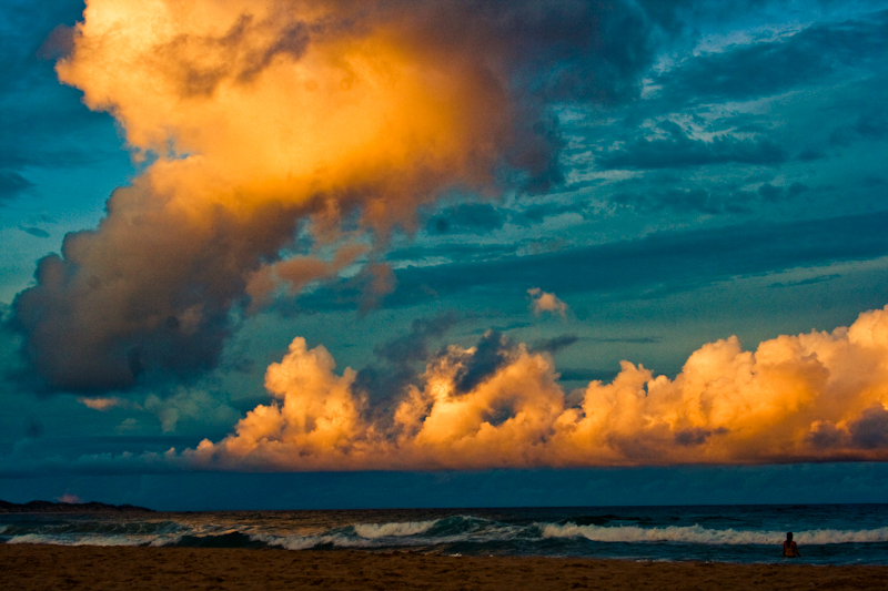 and the sun came out for lil' peak