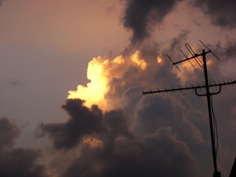 a different angle of the sunset