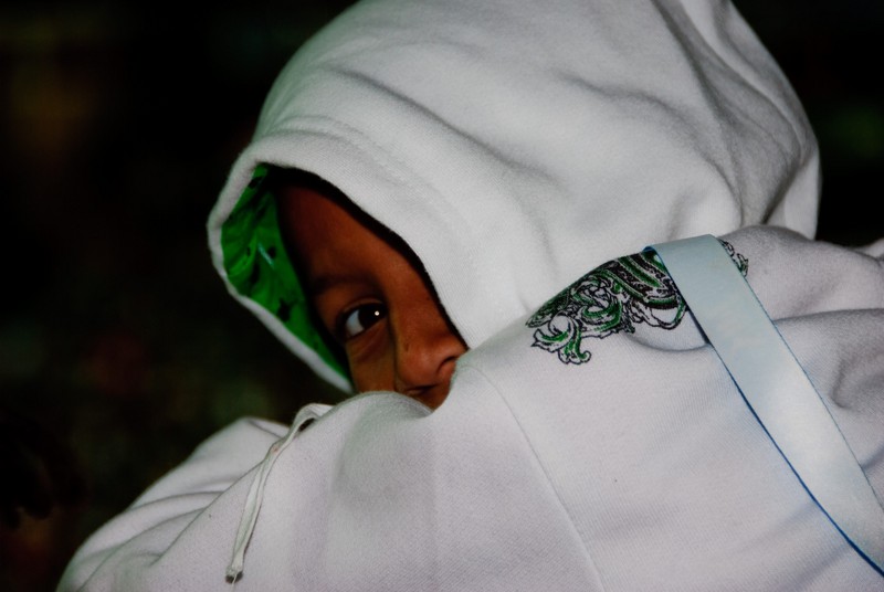 Hooded peek