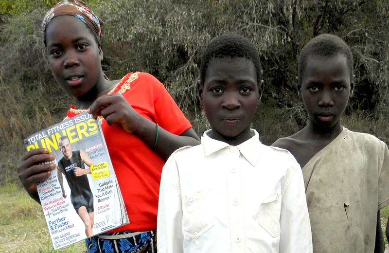 They love the runner's world magazine