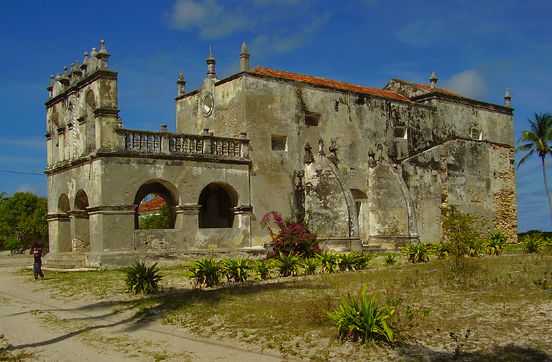 An abandoned Catholic church