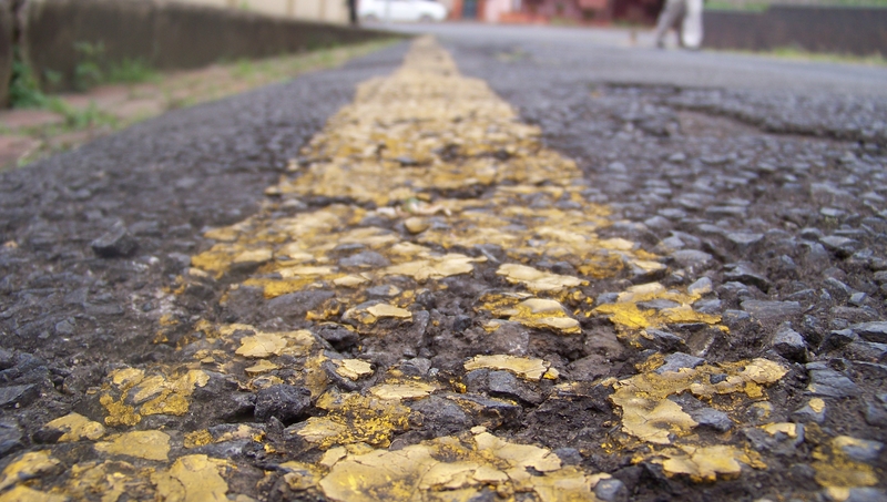 Broken line.........broken dreams.......forgotten resolutions...!