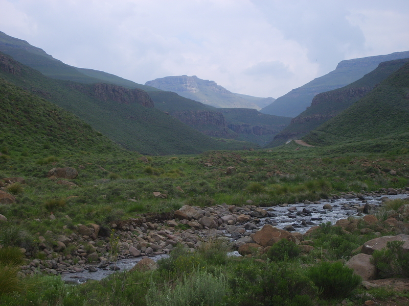 Washed down Boulders.........