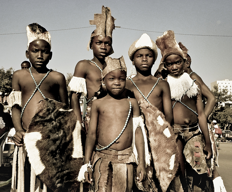 Group of children dancers