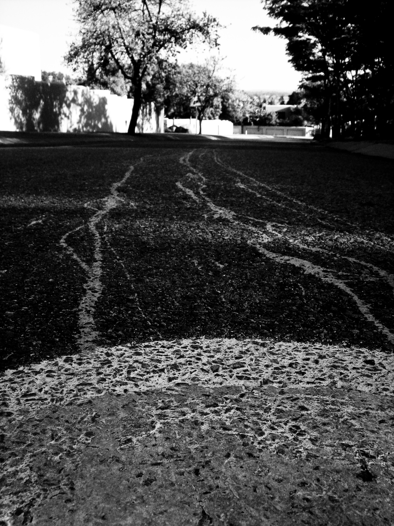 Trail of bloody paint! D.I.Y.