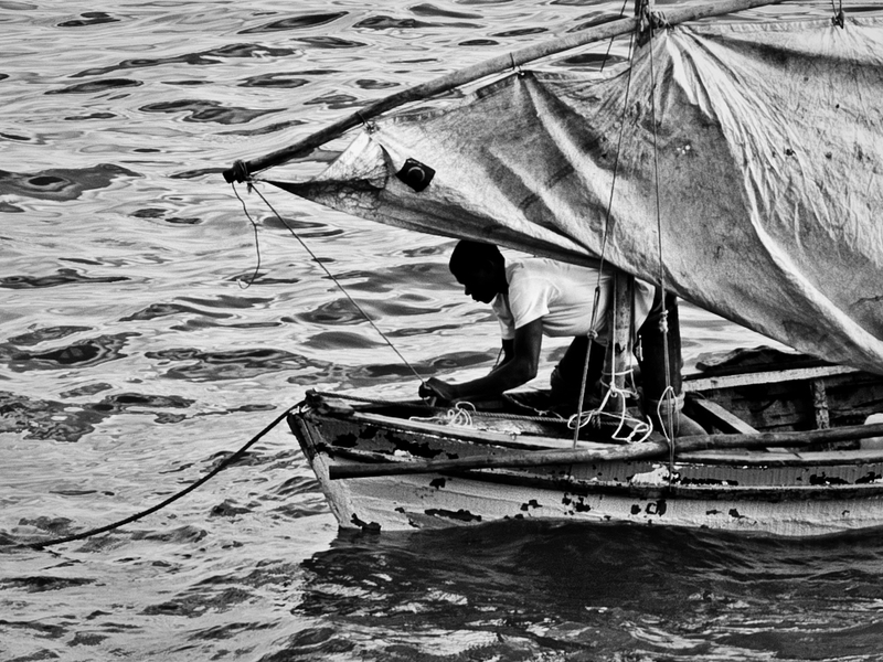 The beginning of the fishing trip