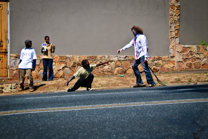 Zombie walking
