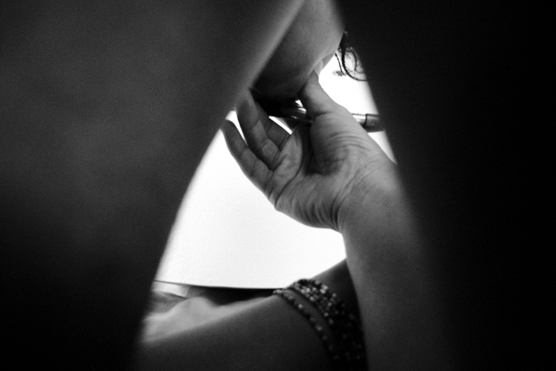 As I look through her arm pit...