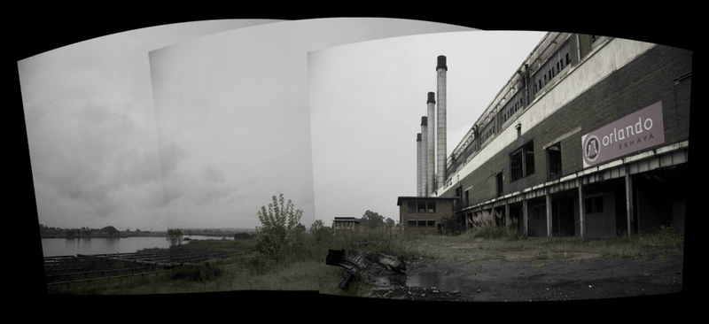 Four.. chimney stacks. Orlando Power Station.