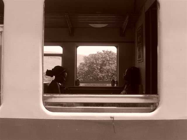 On the midday choo-choo train