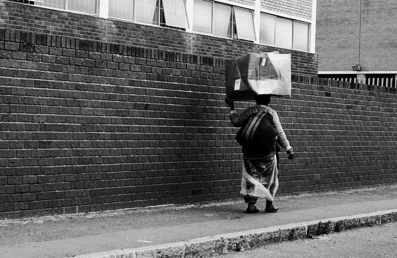 Women carry the biggest loads