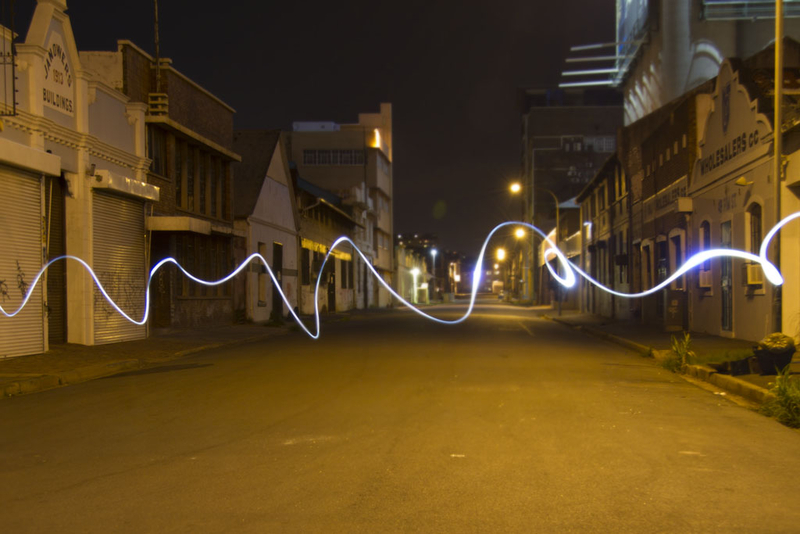 Painting with light.