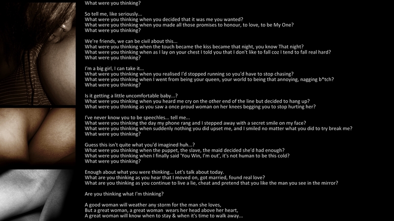 What Were You Thinking