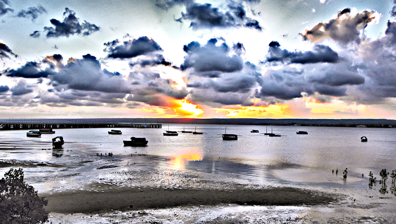 Sunrise in a quiet day