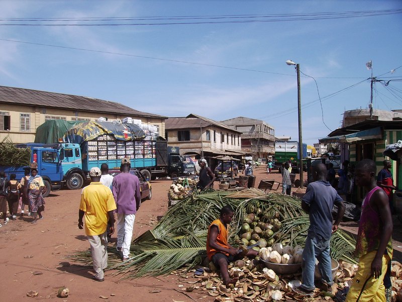 Street Market in Accra