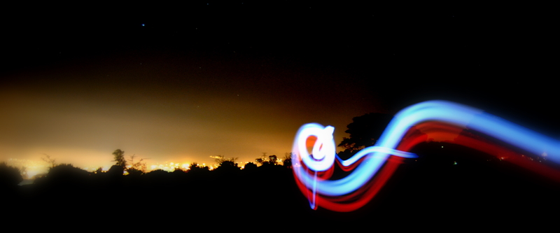 Floating in light......