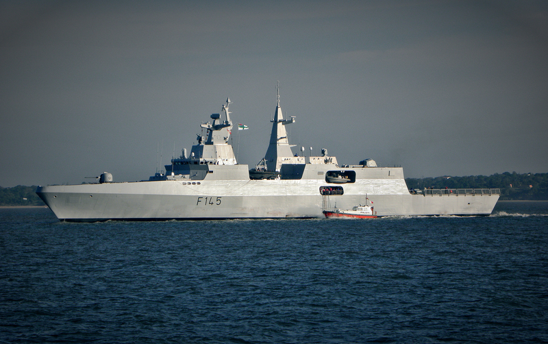 South Africa navy in Maputo