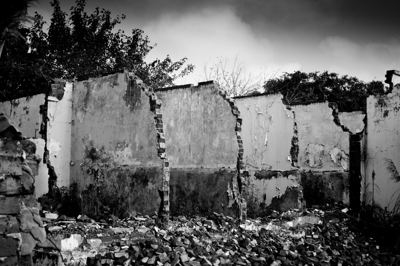 Brick by falling brick...