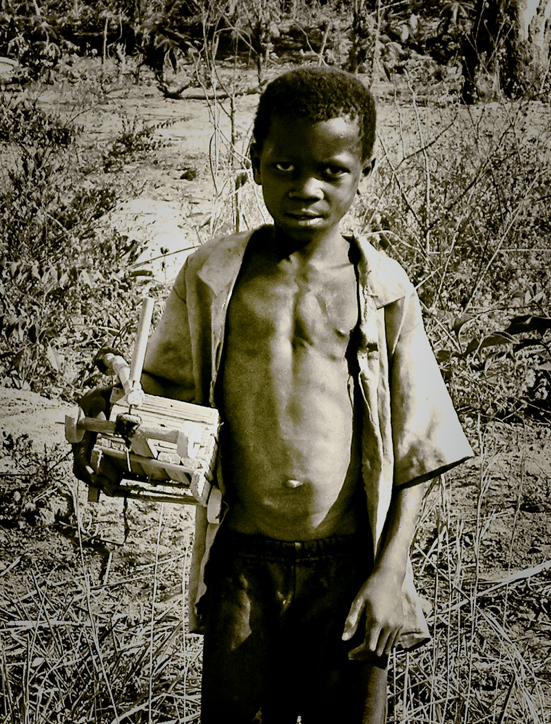 The Kid and a is toy