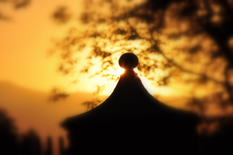 As the sun goes down........