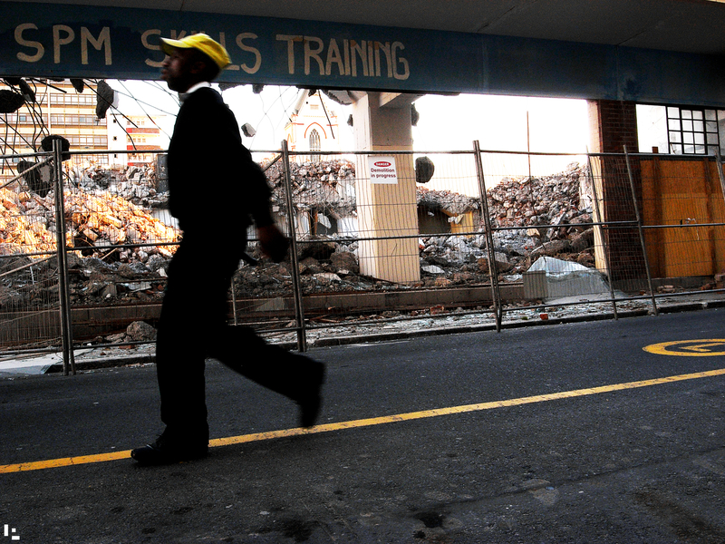 Demolition in Progress