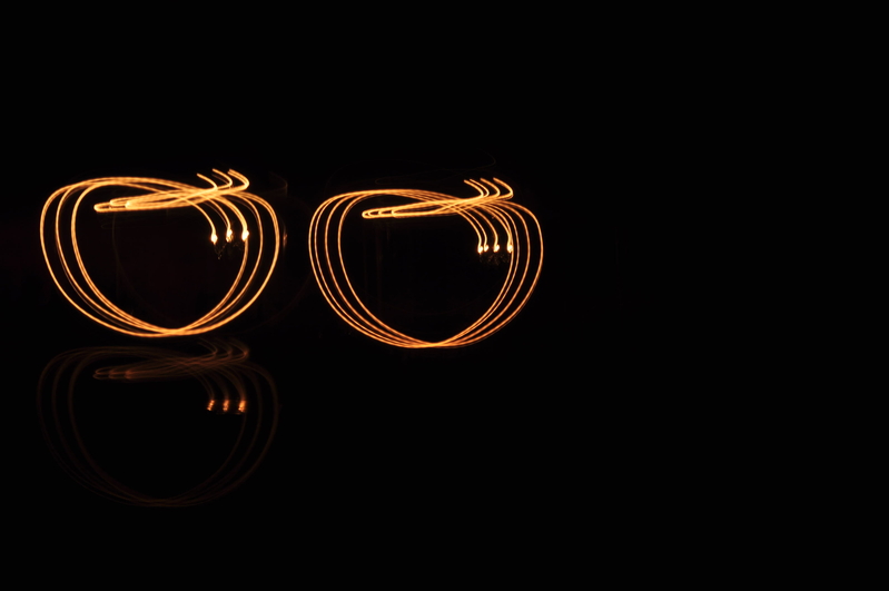 Swirling lights.......!