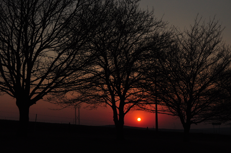 The sun never sets but rises on the other side of the world......