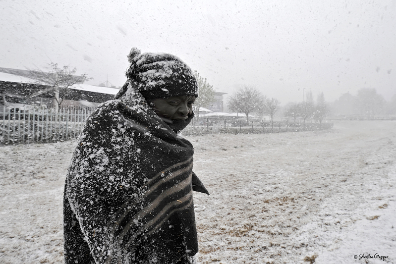 Snow....