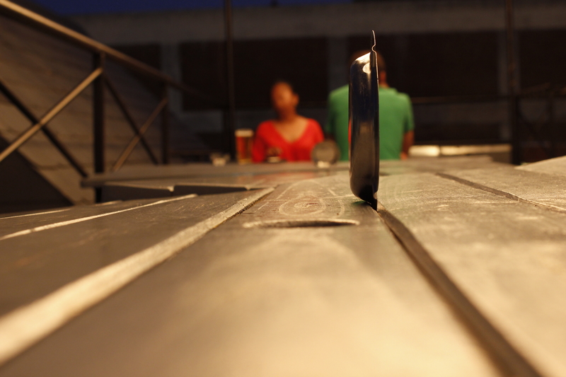 Outdoor waiting room