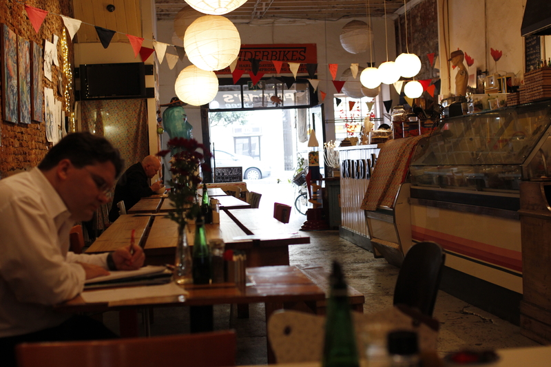 Cafe workers