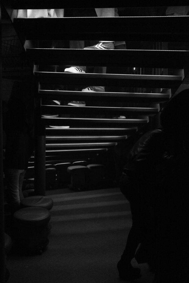 Staring at the stairs