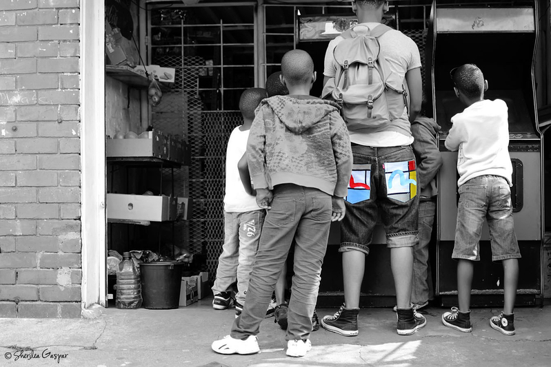 Young ones getting skooled....