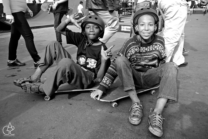 Skaters for a day...