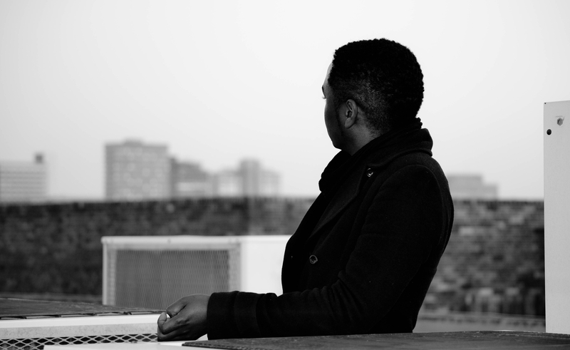 looking over the city