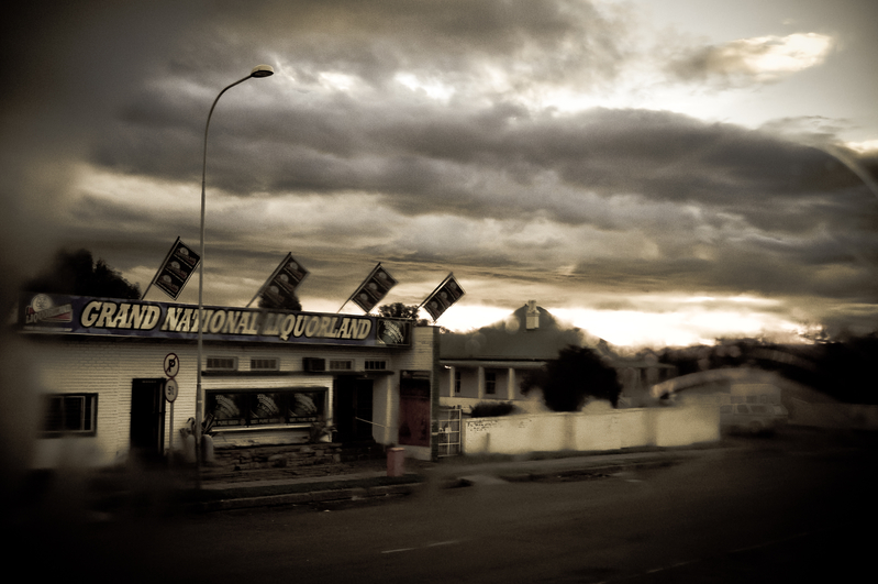 Through the glass...