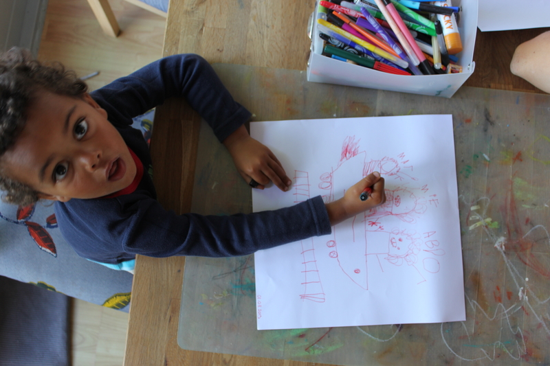 he draws, he inspires